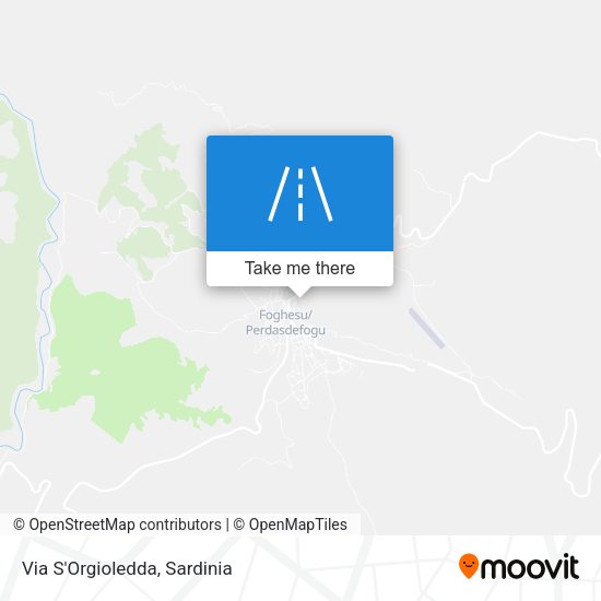 Via S'Orgioledda map