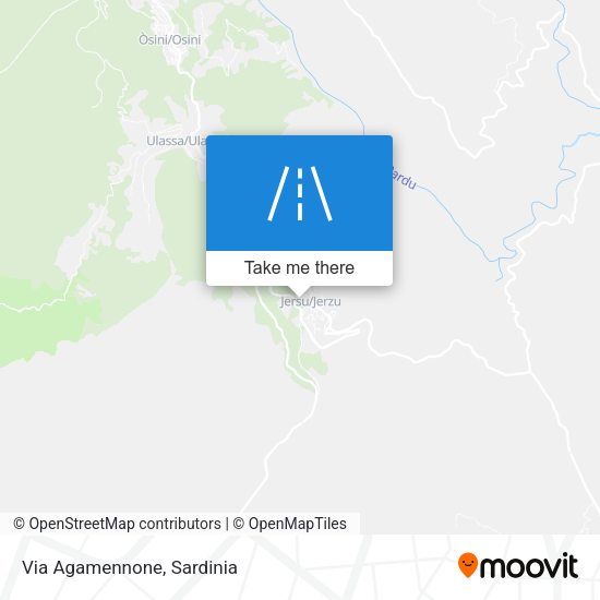 Via Agamennone map