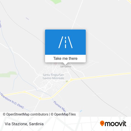 Via Stazione map