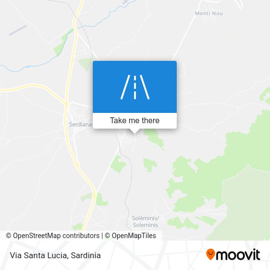 Via Santa Lucia map