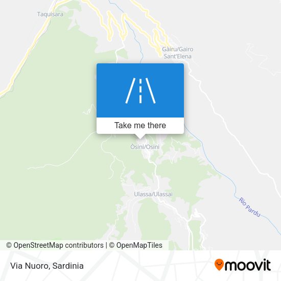 Via Nuoro map