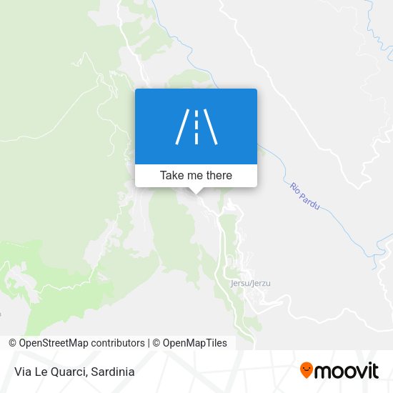 Via Le Quarci map