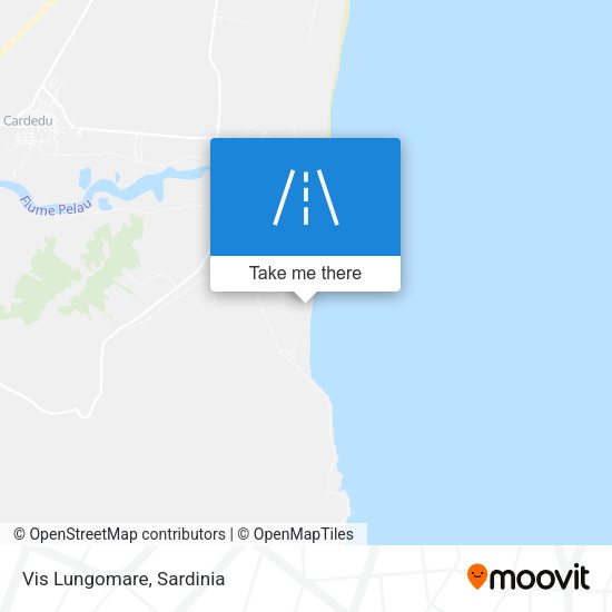 Vis Lungomare map
