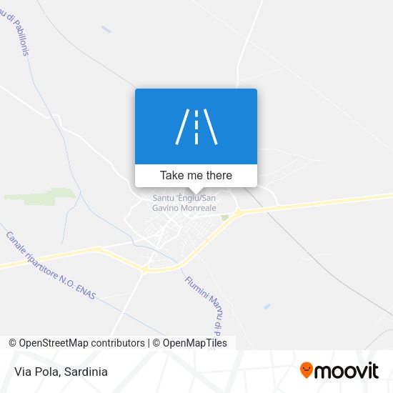 Via Pola map