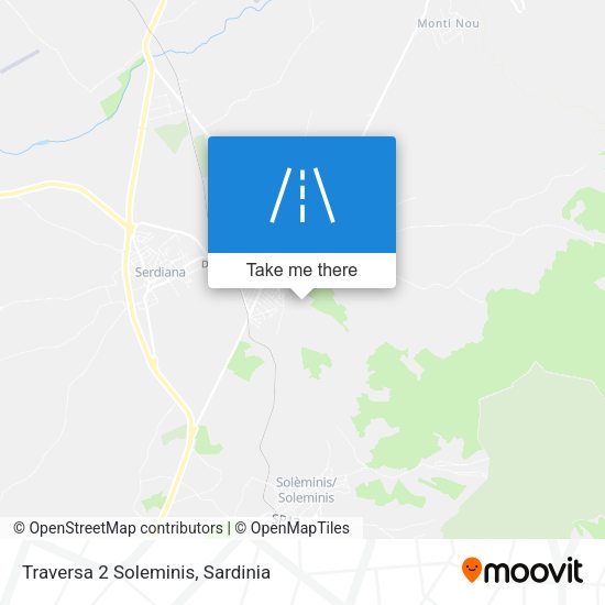 Traversa 2 Soleminis map