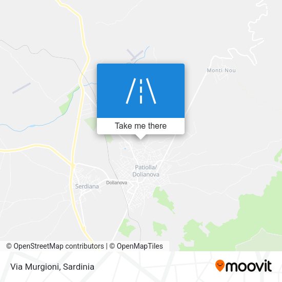 Via Murgioni map