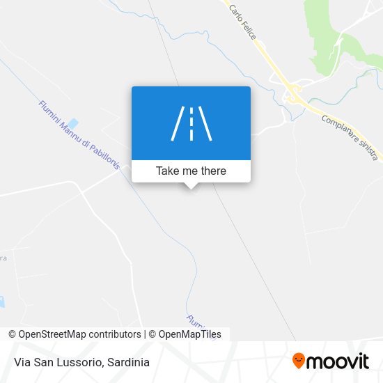 Via San Lussorio map
