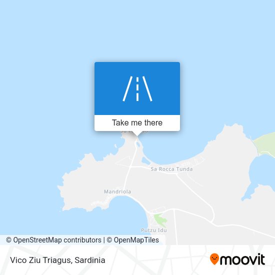 Vico Ziu Triagus map