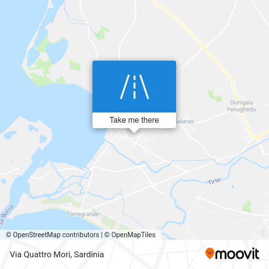 Via Quattro Mori map