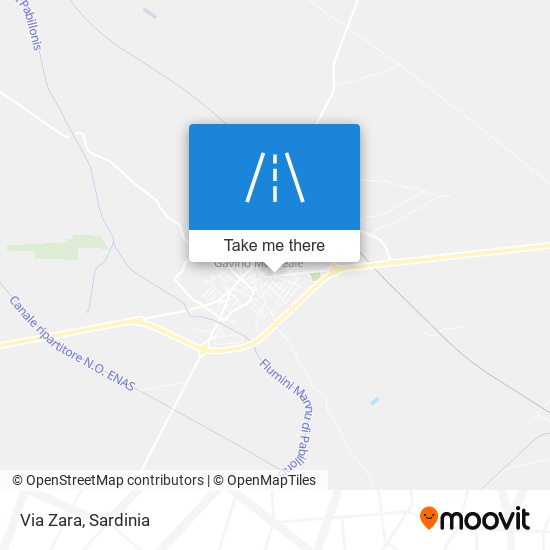 Via Zara map