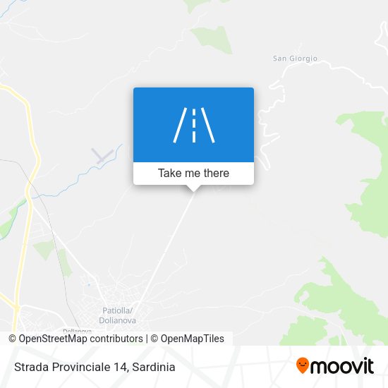 Strada Provinciale 14 map