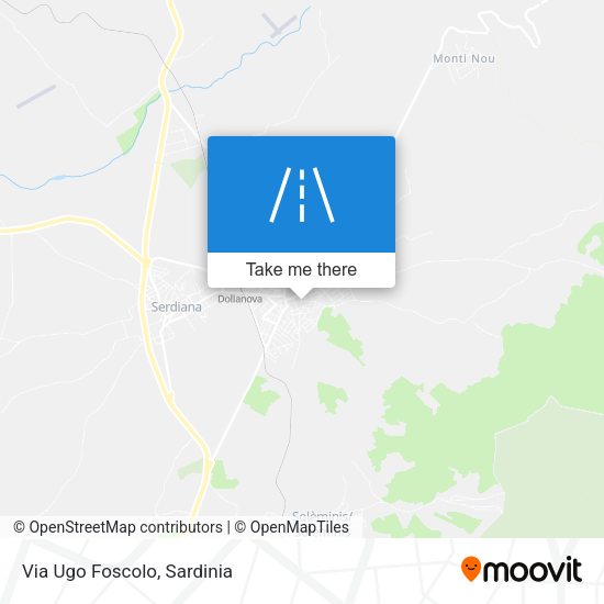 Via Ugo Foscolo map