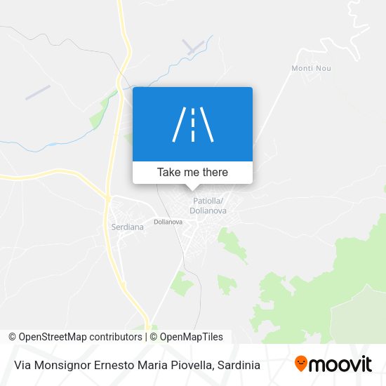 Via Monsignor Ernesto Maria Piovella map