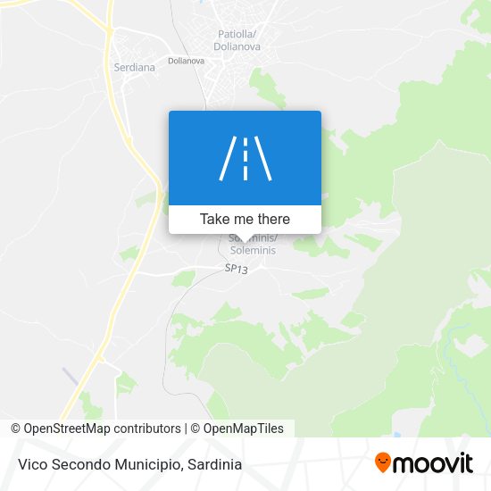 Vico Secondo Municipio map