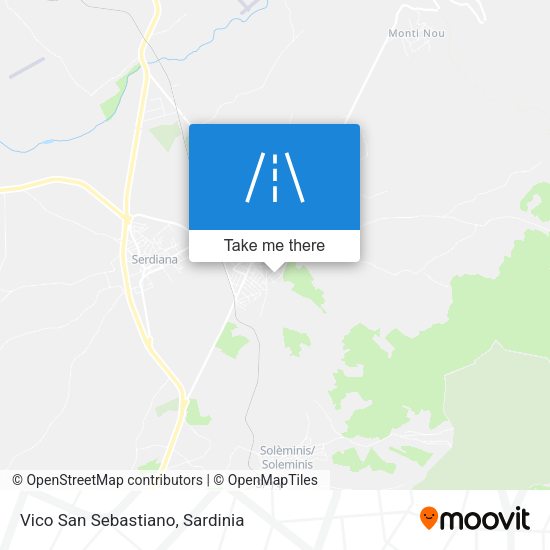 Vico San Sebastiano map