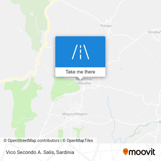 Vico Secondo A. Salis map