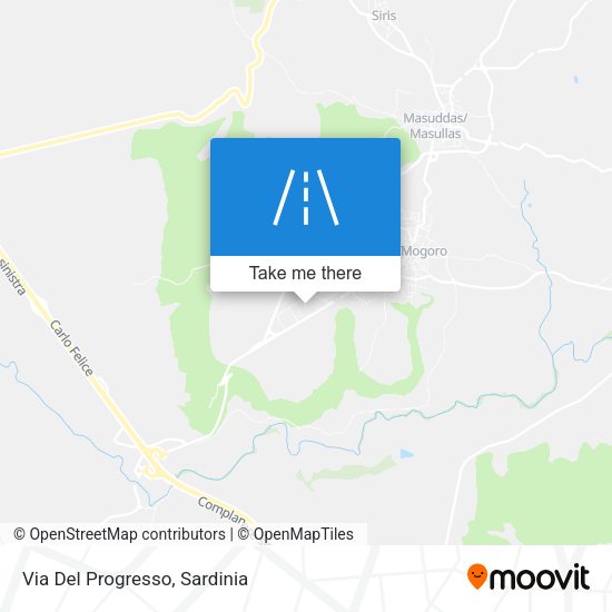 Via Del Progresso map