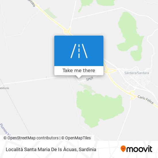 Località Santa Maria De Is Àcuas map