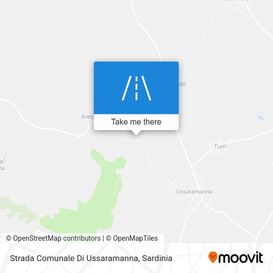 Strada Comunale Di Ussaramanna map