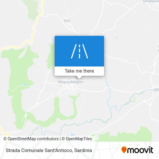 Strada Comunale Sant'Antioco map