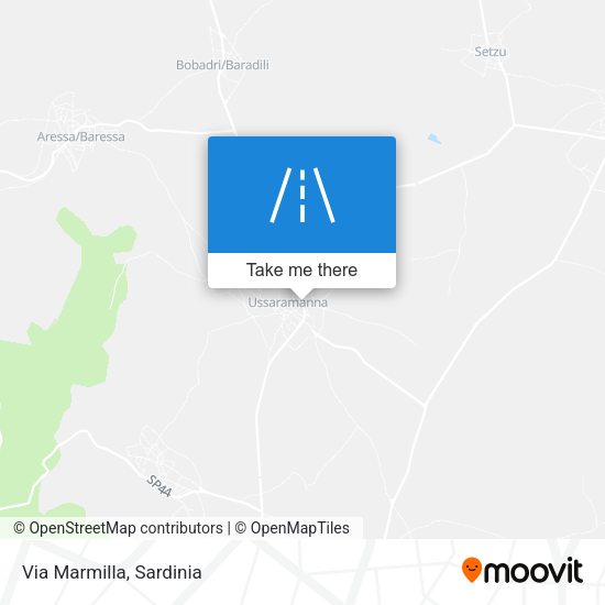 Via Marmilla map
