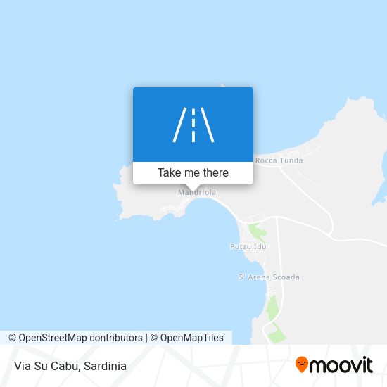 Via Su Cabu map