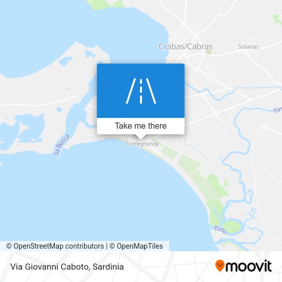 Via Giovanni Caboto map