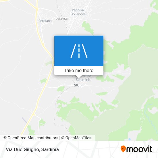 Via Due Giugno map