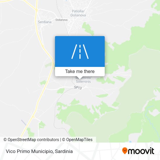 Vico Primo Municipio map