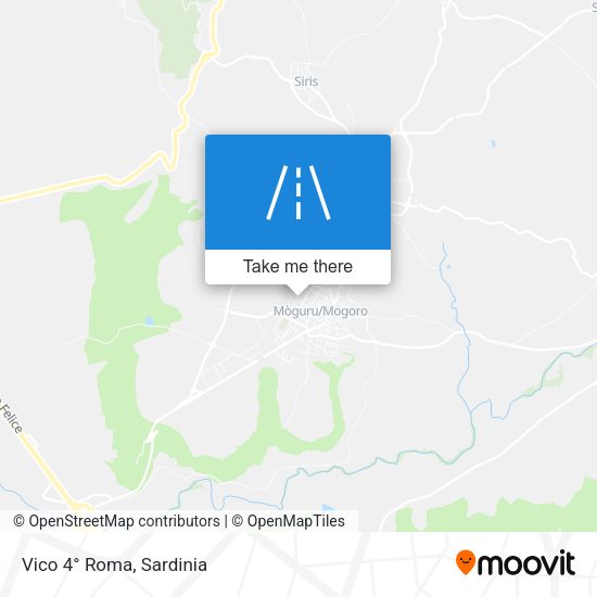 Vico 4° Roma map