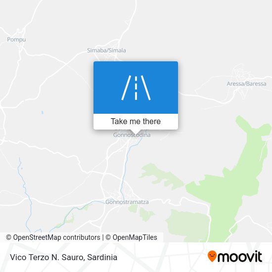 Vico Terzo N. Sauro map