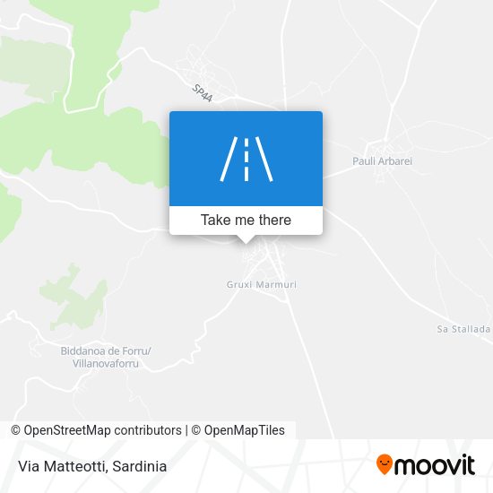 Via Matteotti map