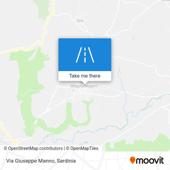 Via Giuseppe Manno map