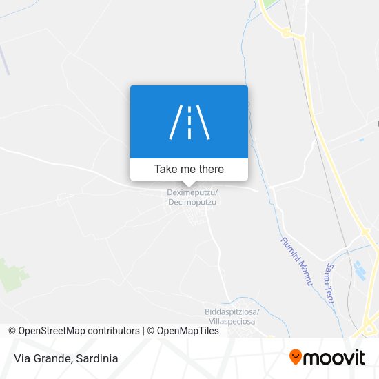 Via Grande map