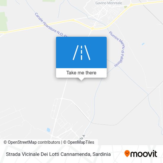Strada Vicinale Dei Lotti Cannamenda map