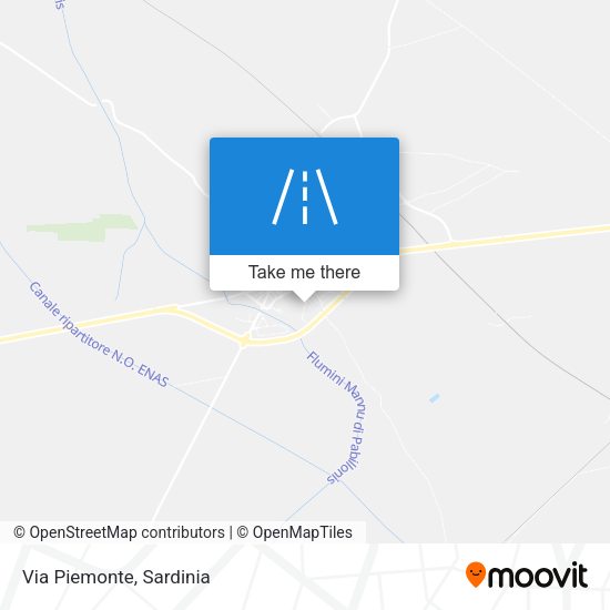Via Piemonte map