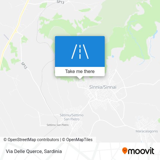 Via Delle Querce map