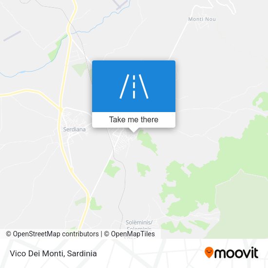 Vico Dei Monti map