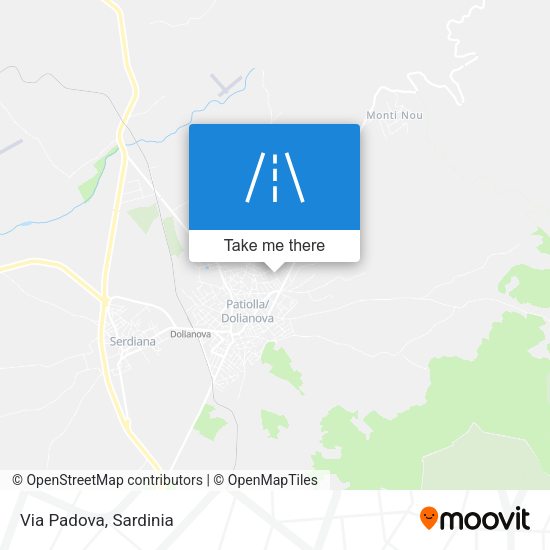 Via Padova map