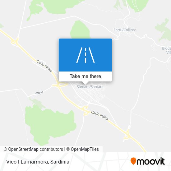 Vico I Lamarmora map