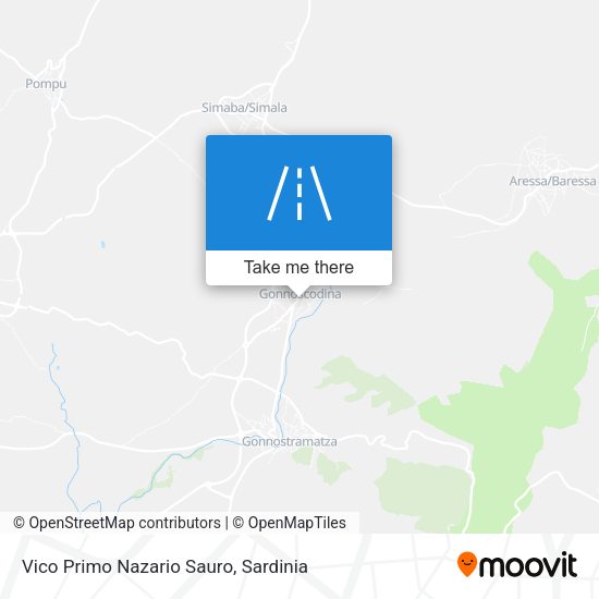 Vico Primo Nazario Sauro map