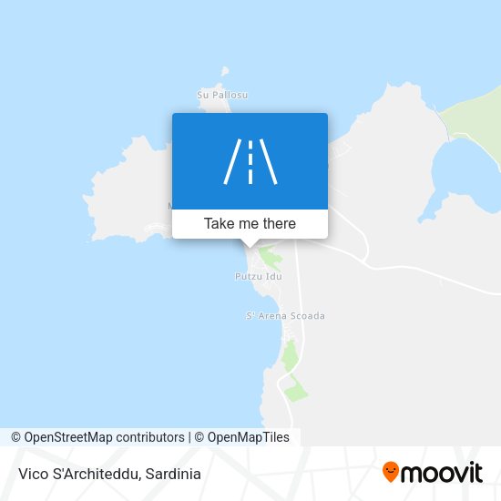 Vico S'Architeddu map