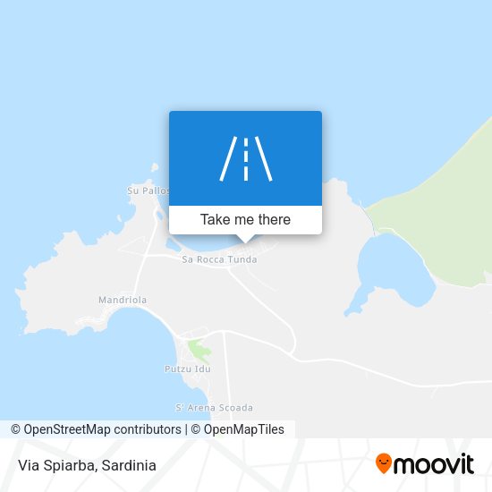 Via Spiarba map
