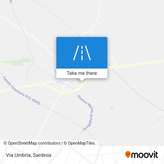 Via Umbria map