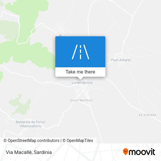 Via Macallè map