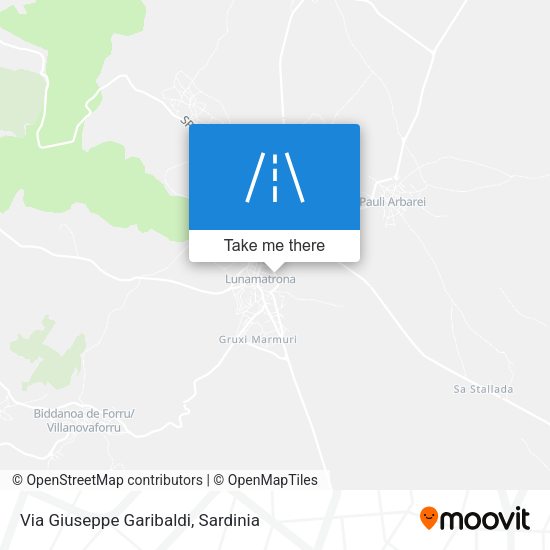 Via Giuseppe Garibaldi map