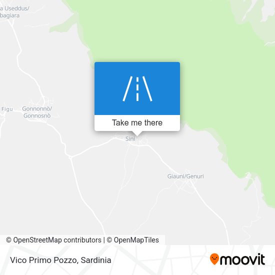 Vico Primo Pozzo map
