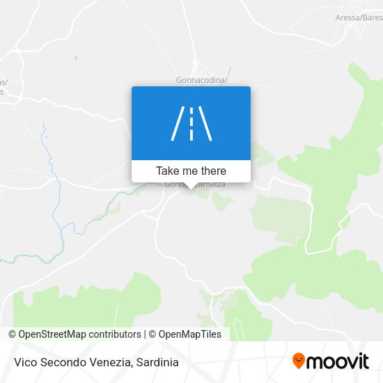 Vico Secondo Venezia map
