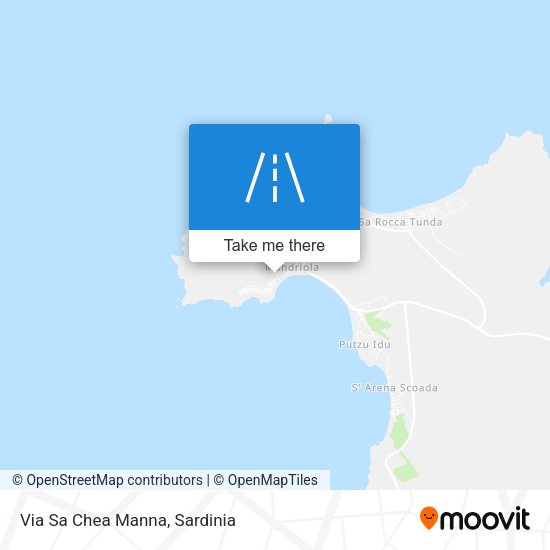 Via Sa Chea Manna map
