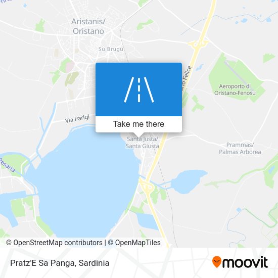 Pratz'E Sa Panga map